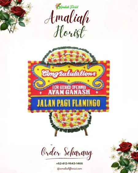 Sewa Papan Bunga Tendas